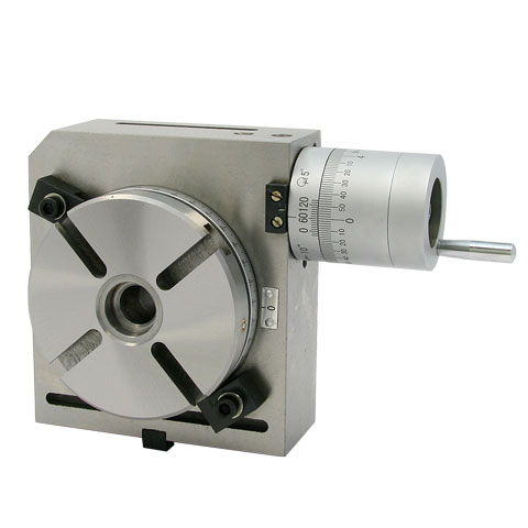 Four inch Precision Rotary Table; vertical orientation