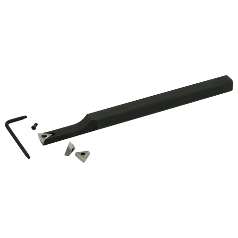 Boring Bar, 1/2" Indexable, HSS Triangle Inserts, A R Warner Boring Bar, 1/2" Indexable, HSS Triangle Inserts, A R Warner