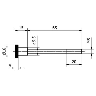 knurled thumb screw