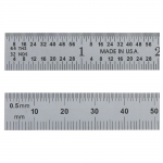 Rule, Steel, 6" 31 (in/mm) Flexible, PEC