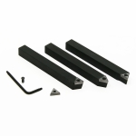 Turning Tools, 3/8" Indexable, 5 Piece Set, A R Warner