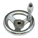 Handwheel, Mini Mill, Cast Iron/Chrome