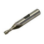 End Mill, 3/16" 2 Flute, HSS, 3/8" Shank