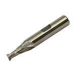 End Mill, 1/4" 2 Flute, HSS, 3/8" Shank