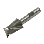 End Mill, 1" 2 Flute, HSS, 1/2" shank