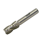 End Mill, 1/2" 4 Flute, HSS, 3/8" shank