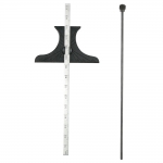 Depth Gage, 6" Steel Rule, PEC