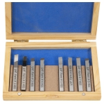 Lathe Tool Bits, 1/4" Presharpened, Set of 8 HSS