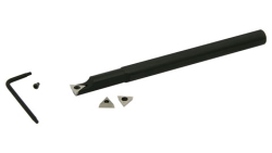 Boring Bar, 3/8" Indexable, HSS Triangle Inserts, A R Warner Kit #12Made in United States