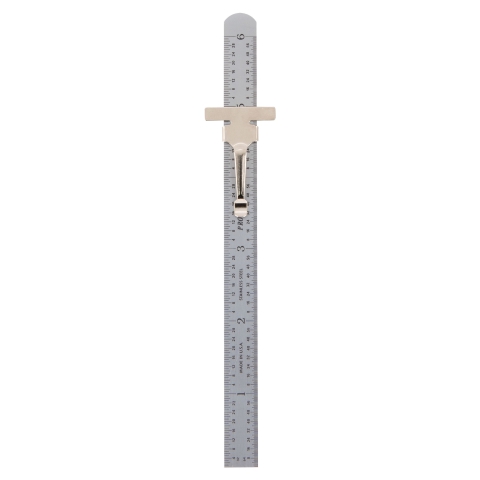 Steel Rule, 6" 4R Rigid