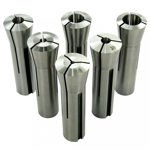 Collet Set, R8, Set of 6