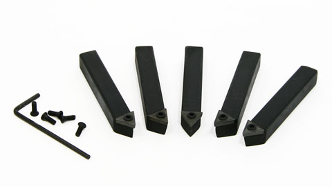 Turning Tools, 3/8" Indexable, TCMM-221 Inserts