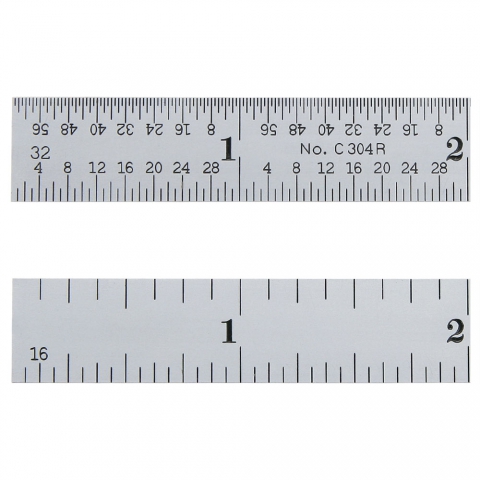 Rule, Steel, 6" 4R Flexible, Starrett