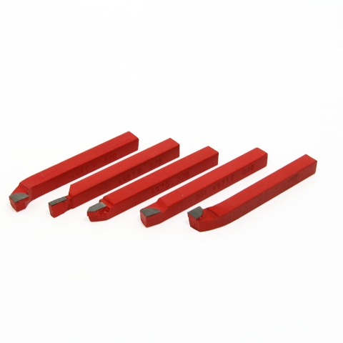 Tool Bits, 5/16" Brazed Carbide, Set of 5