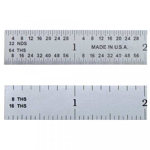 Rule, Steel, 12" 4R Flexible, PEC
