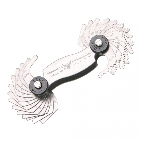 Screw Pitch Gage, Metric 28 Leaves, PEC Screw Pitch Gage, Metric 28 Leaves, PEC
