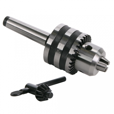 Drill Chuck, 1/2" with 2MT Standard Arbor
