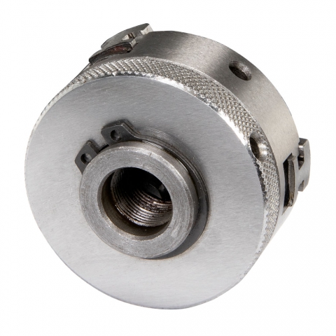 Self-Centering 3-Jaw 2 inch Lathe Chuck back