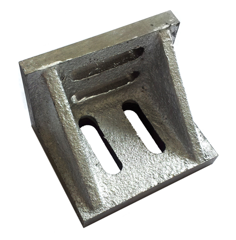 Angle Plate, 4-1/2" Slotted & Webbed