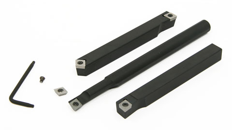 Turning & Boring Tools, 3/8" Indexable, HSS Inserts, A R Warner Kit #8