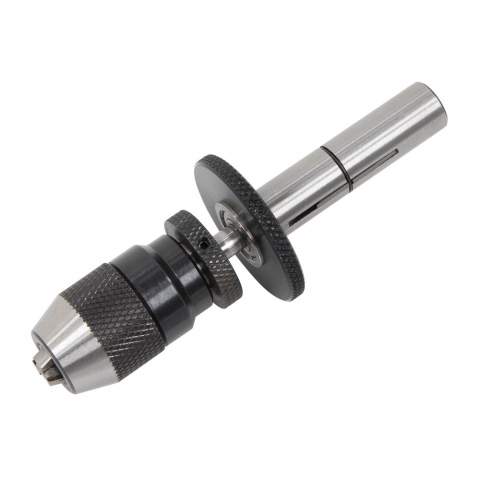 Sensitive Drill Feed and 1/8" (3 mm) Keyless Drill Chuck