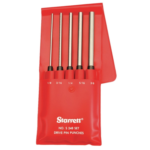 Drive Pin Punches, Extra Long, Starrett