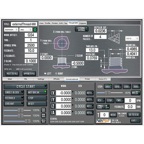 "PathPilot Machine Controller