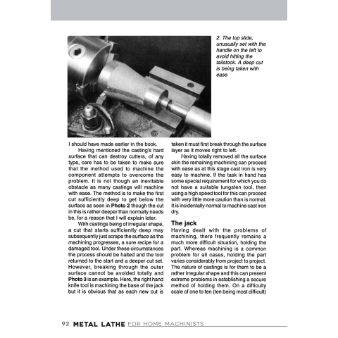 Metal Lathe for Home Machinists - page example