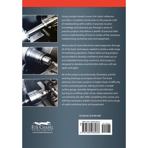 Metal Lathe for Home Machinists - back cover