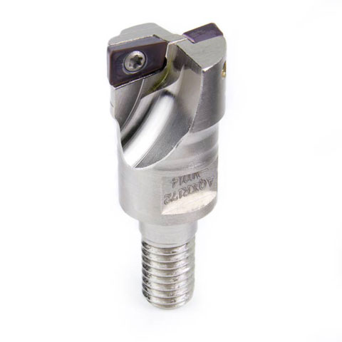 Indexable End Mill, 2 Flute, 17 mm Center Cut, Tormach