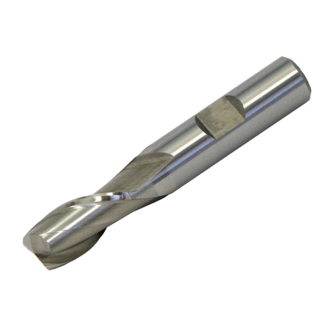 End Mill, 1/2" 2 Flute, HSS, 1/2" Shank