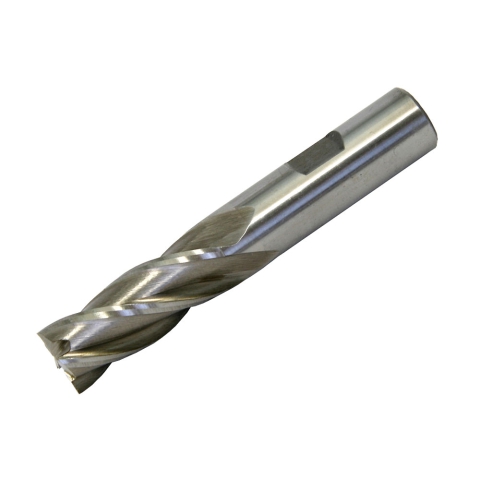 End Mill, 5/8" 4 Flute, HSS, 5/8" Shank