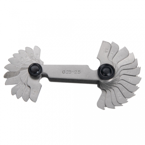 Screw Pitch Gage, Metric 28 Leaves Screw Pitch Gage, Metric 28 Leaves