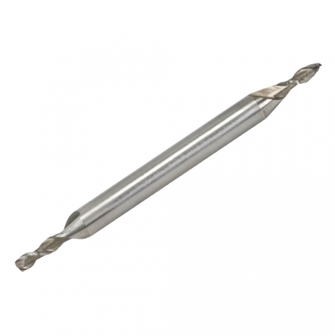 End Mill, Miniature, 3/32" 2 Flute, Double Ended, HSS End Mill, Miniature, 3/32" 2 Flute, Double Ended, HSS
