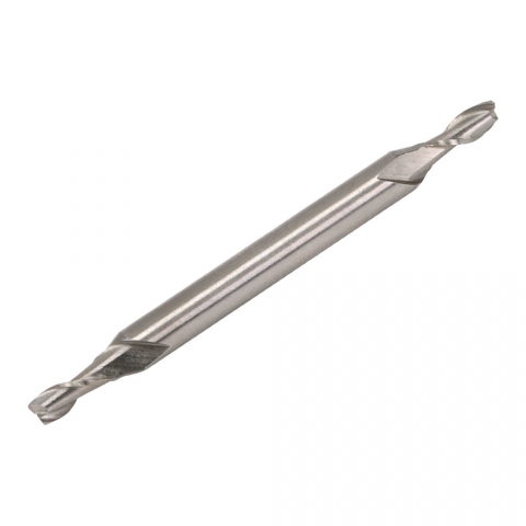 End Mill, Miniature, 1/8" 2 Flute, Double Ended, HSS End Mill, Miniature, 1/8" 2 Flute, Double Ended, HSS