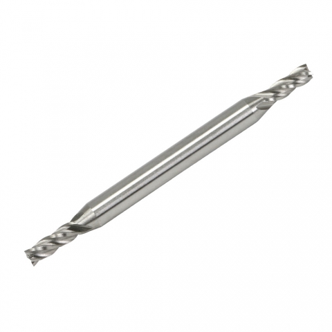 End Mill, Miniature, 1/8" 4 Flute, Double Ended, HSS End Mill, Miniature, 1/8" 4 Flute, Double Ended, HSS