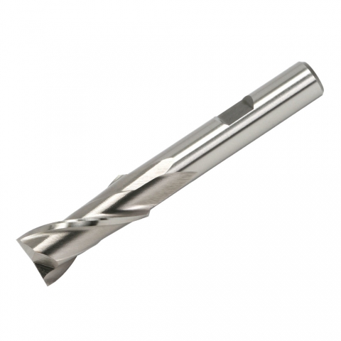 End Mill, 1/2" 2 Flute, M42 Cobalt