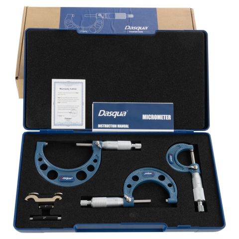Micrometer Set, 0-3", Mitutoyo Style