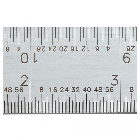 "Rule - graduations in 64ths Combination Square Set