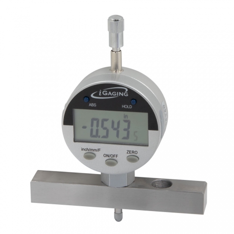 Depth Gauge Digital Electronic Indicator 0-22 inch - gauge showing reading