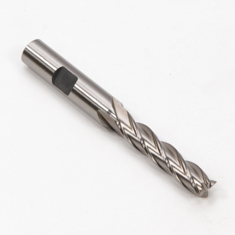 End Mill, 5/16" 4 Flute, HSS, 3-1/8" Long Reach End Mill, 5/16" 4 Flute, HSS, 3-1/8" Long Reach