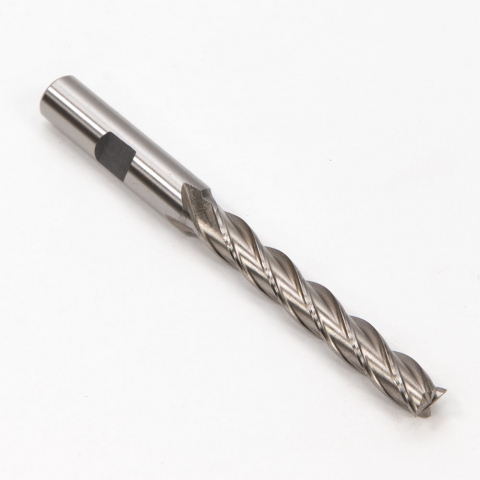 End Mill, 5/16" 4 Flute, HSS, 3-3/4" Long Reach