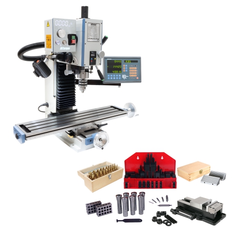 HiTorque 6570 Deluxe Bench Mill and Tooling Package