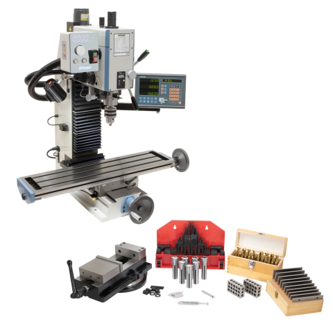 HiTorque 6770 Deluxe Large Bench Mill and Tooling Package