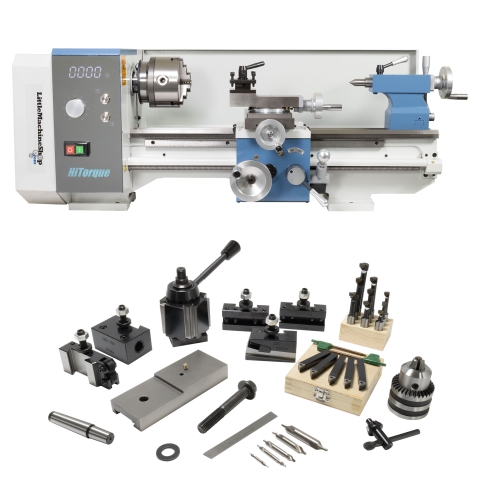 HiTorque 7600 9x20 Bench Lathe and Tooling Package