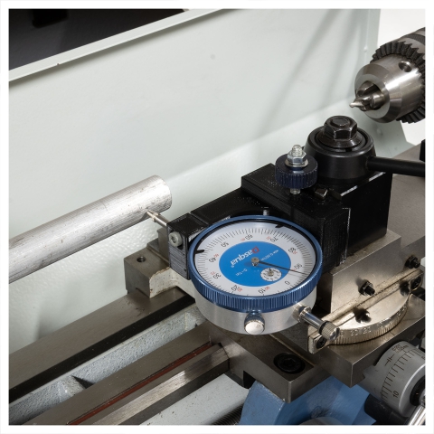 Indicator Holder for OXA Quick Change Tool Post - mounted on lathe