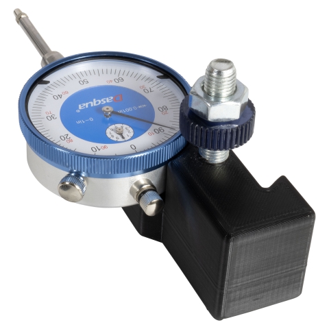 Indicator Holder for AXA Quick Change Tool Post - holding indicator