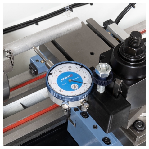 Indicator Holder for AXA Quick Change Tool Post - holding indicator