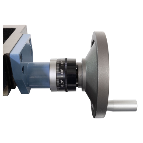 HiTorque Deluxe Large Bench Mill - X-axis hand wheel