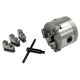Lathe Chuck, 3-Jaw 4", with Adapter